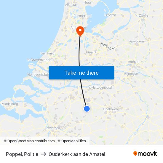 Poppel, Politie to Ouderkerk aan de Amstel map