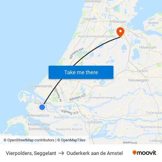 Vierpolders, Seggelant to Ouderkerk aan de Amstel map