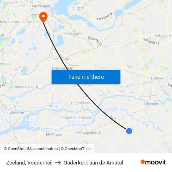 Zeeland, Voederheil to Ouderkerk aan de Amstel map