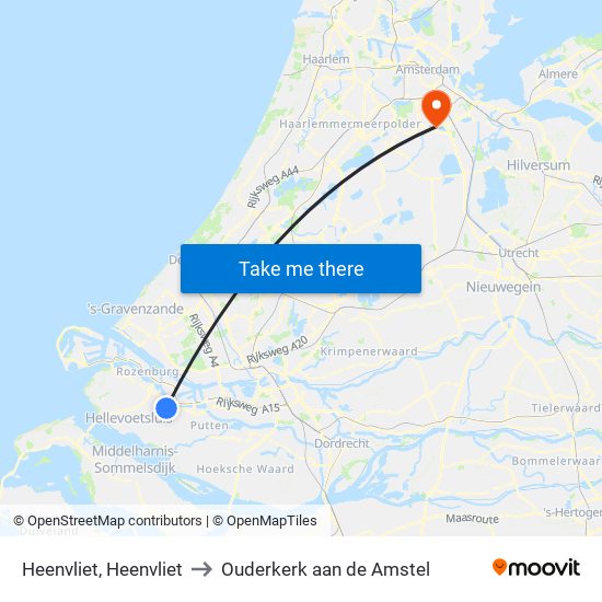 Heenvliet, Heenvliet to Ouderkerk aan de Amstel map