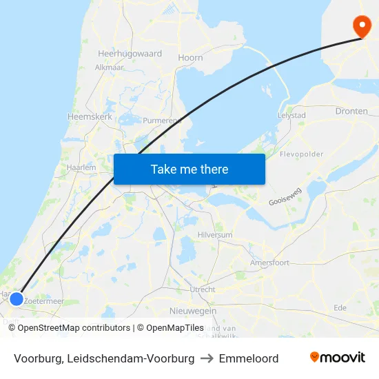 Voorburg, Leidschendam-Voorburg to Emmeloord map