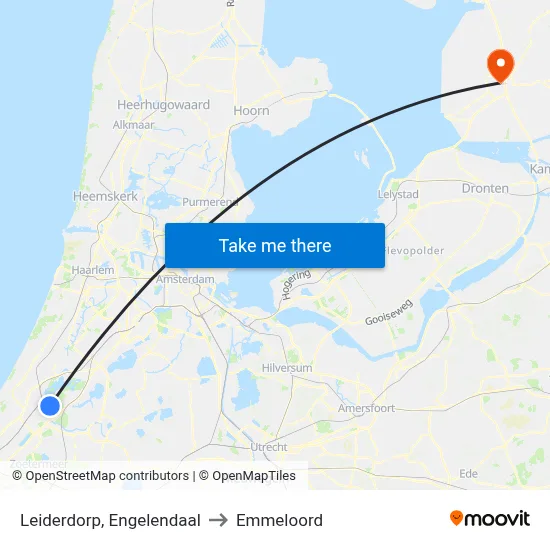Leiderdorp, Engelendaal to Emmeloord map