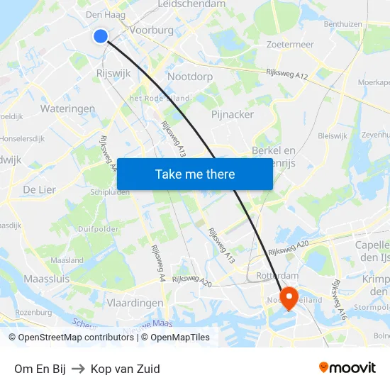 Om En Bij to Kop van Zuid map