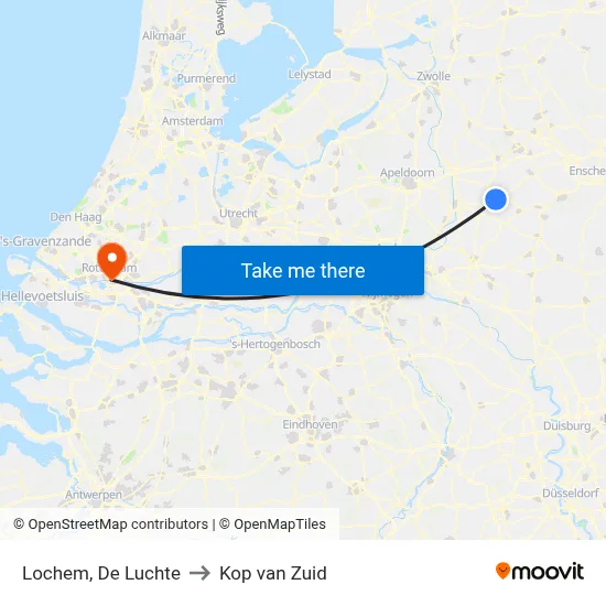 Lochem, De Luchte to Kop van Zuid map