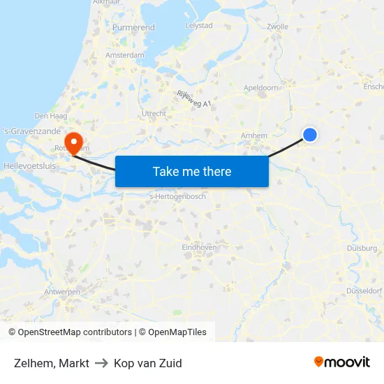 Zelhem, Markt to Kop van Zuid map