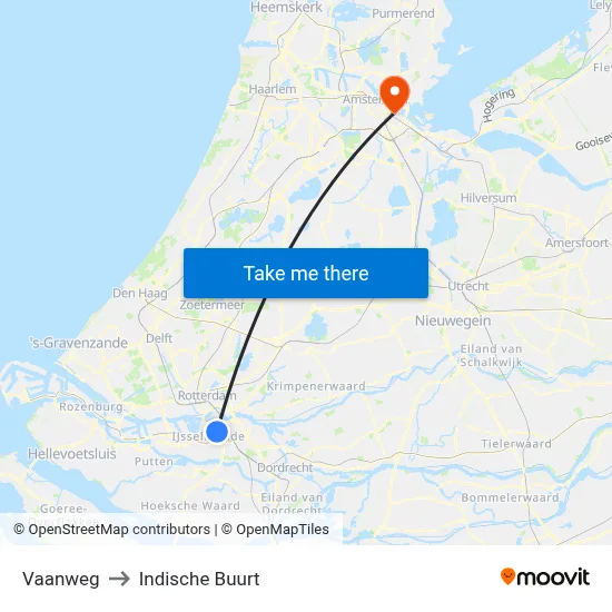 Vaanweg to Indische Buurt map