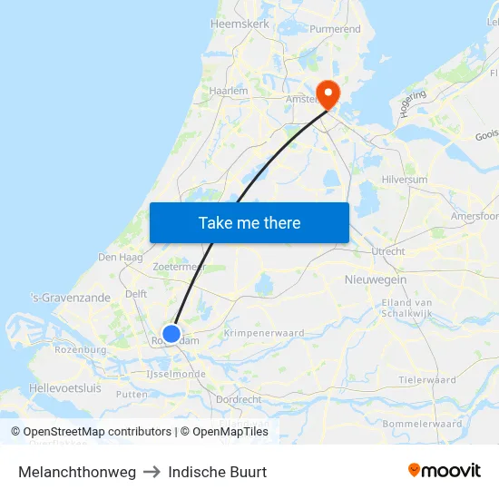 Melanchthonweg to Indische Buurt map