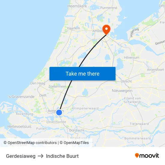Gerdesiaweg to Indische Buurt map
