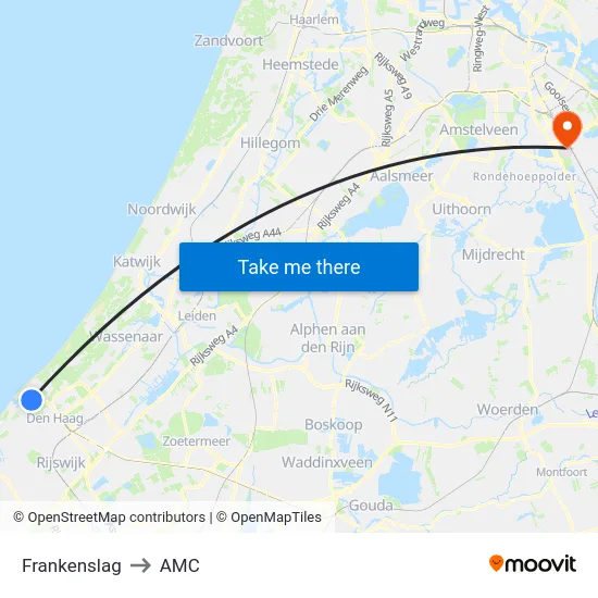 Frankenslag to AMC map