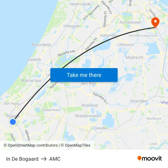 In De Bogaard to AMC map