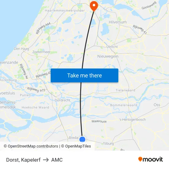 Dorst, Kapelerf to AMC map