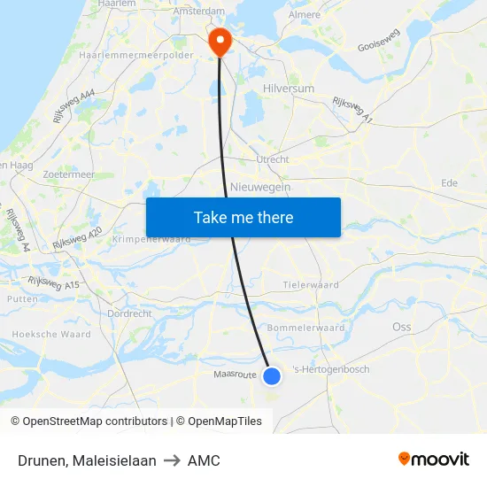 Drunen, Maleisielaan to AMC map