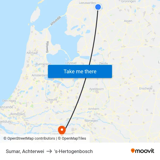 Sumar, Achterwei to 's-Hertogenbosch map