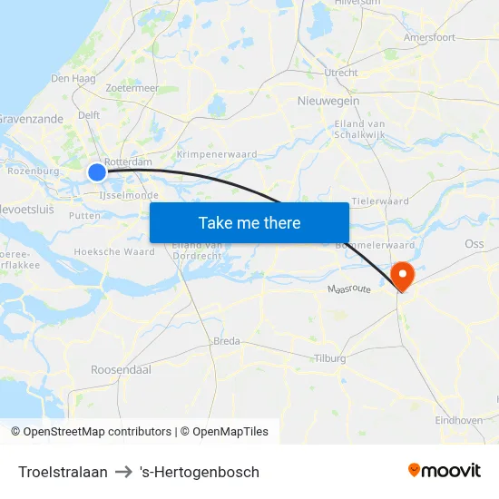 Troelstralaan to 's-Hertogenbosch map