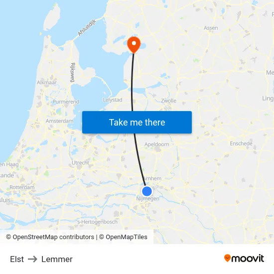 Elst to Lemmer map