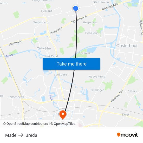 Made to Breda map