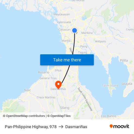 Pan-Philippine Highway, 978 to Dasmariñas map