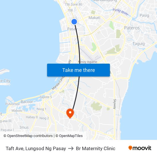 Taft Ave, Lungsod Ng Pasay to Br Maternity Clinic map