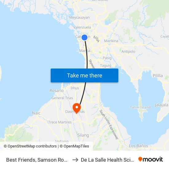 Best Friends, Samson Road, Caloocan City to De La Salle Health Sciences Institute map