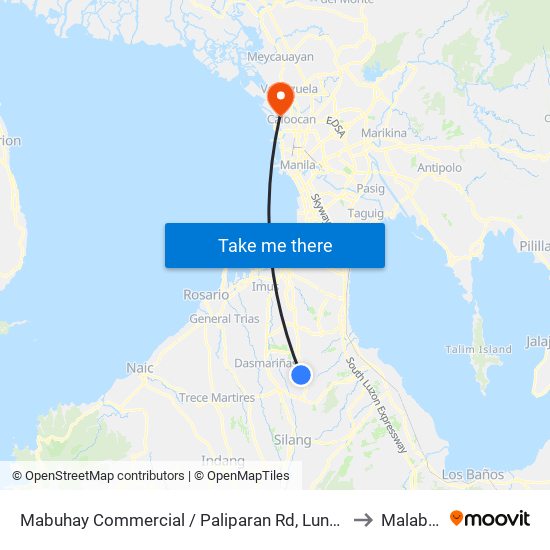 Mabuhay Commercial / Paliparan Rd, Lungsod Ng Dasmariñas, Manila to Malabon City map