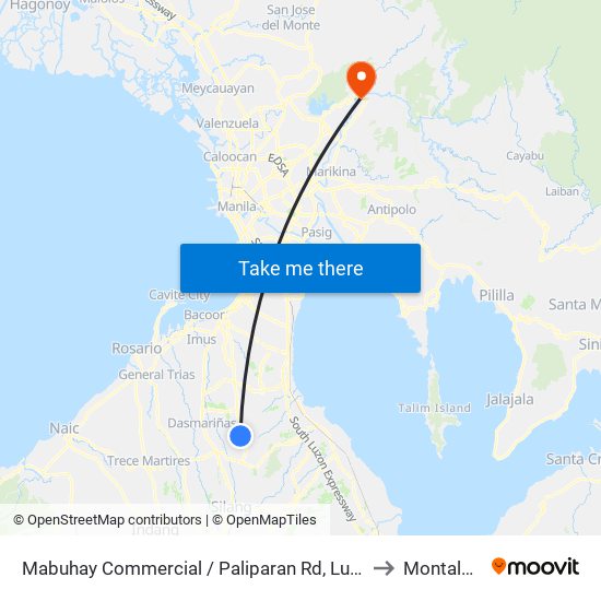 Mabuhay Commercial / Paliparan Rd, Lungsod Ng Dasmariñas, Manila to Montalban, Rizal map