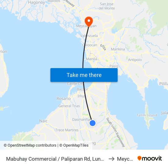 Mabuhay Commercial / Paliparan Rd, Lungsod Ng Dasmariñas, Manila to Meycauayan map