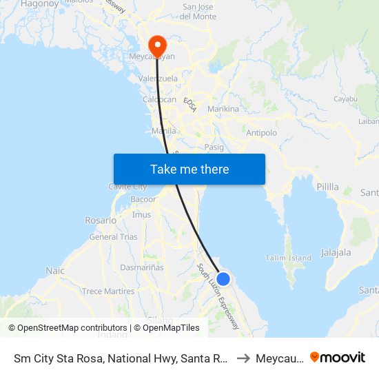 Sm City Sta Rosa, National Hwy, Santa Rosa City, Manila to Meycauayan map