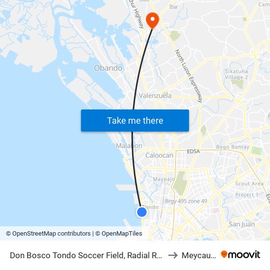 Don Bosco Tondo Soccer Field, Radial Road 10, Manila to Meycauayan map