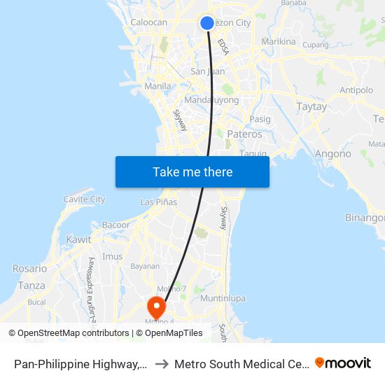 Pan-Philippine Highway, 978 to Metro South Medical Center map
