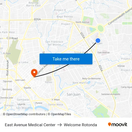 East Avenue Medical Center to Welcome Rotonda map