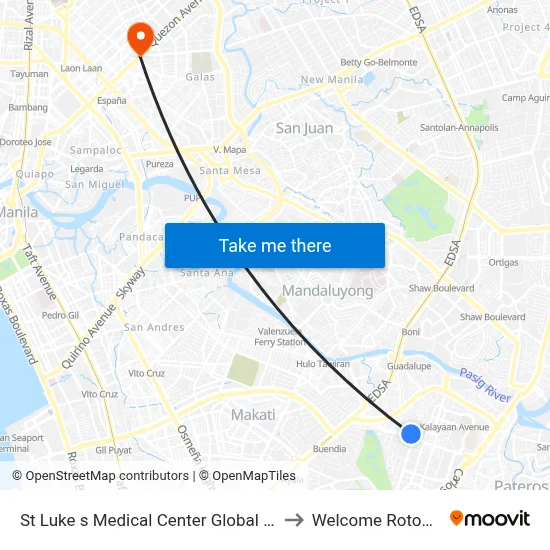 St Luke s Medical Center Global City to Welcome Rotonda map