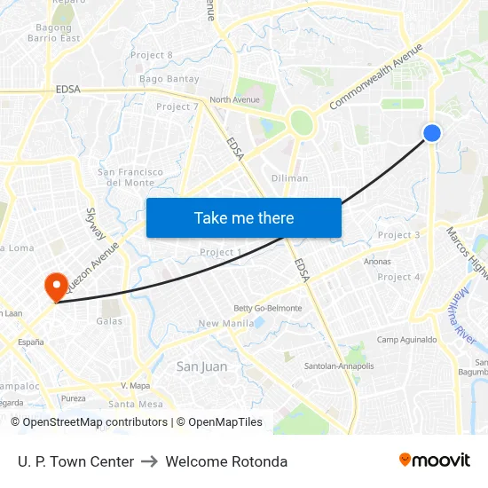 U. P. Town Center to Welcome Rotonda map