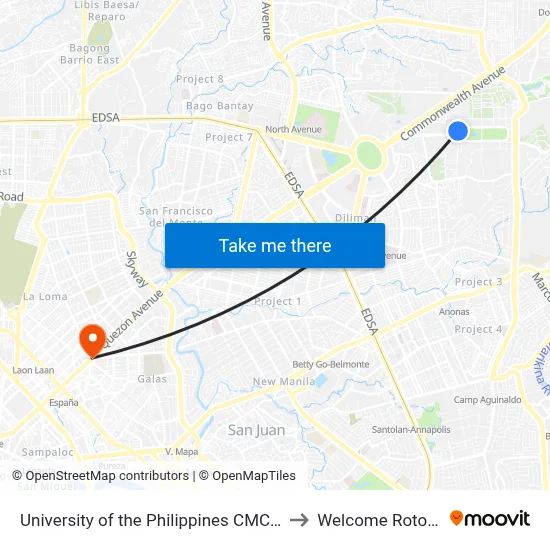 University of the Philippines CMC Field to Welcome Rotonda map