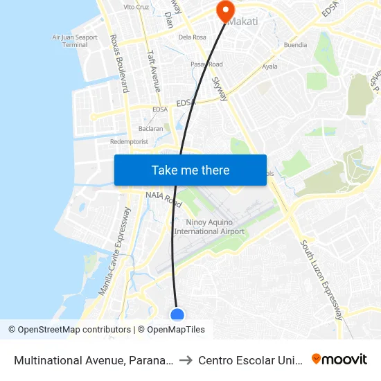 Multinational Avenue, Paranaque City to Centro Escolar University map