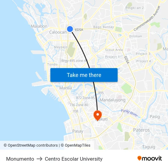 Monumento to Centro Escolar University map