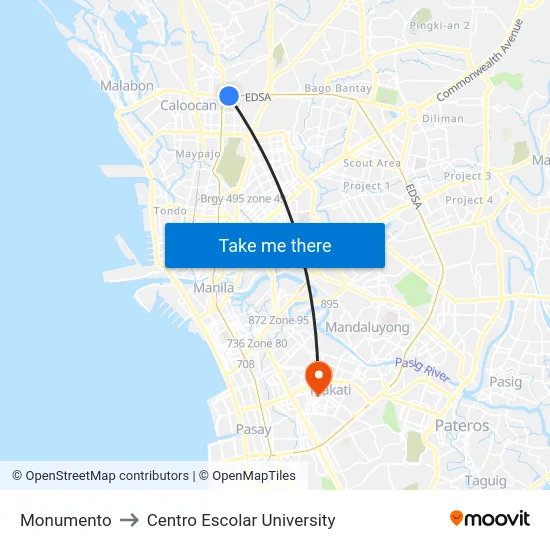 Monumento to Centro Escolar University map