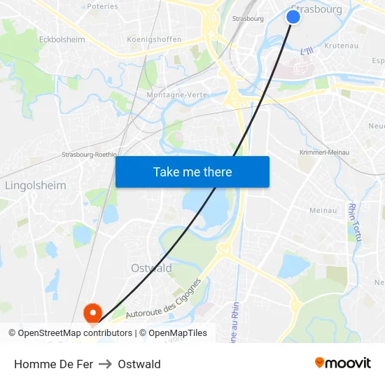 Homme De Fer to Ostwald map