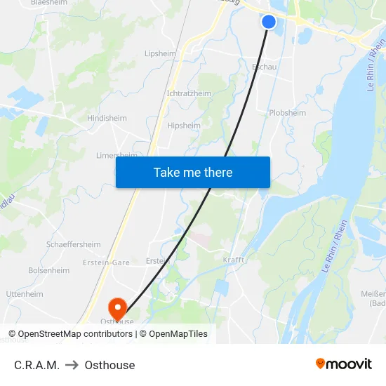 C.R.A.M. to Osthouse map