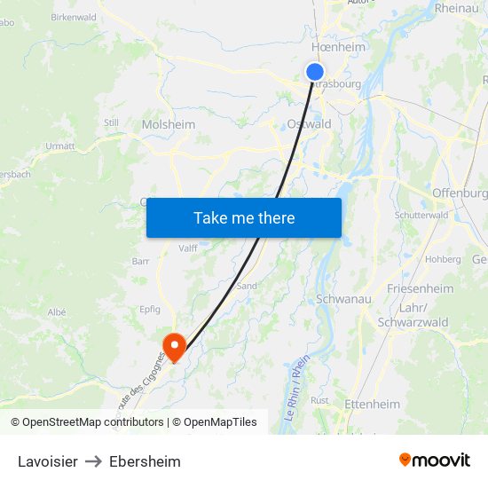 Lavoisier to Ebersheim map