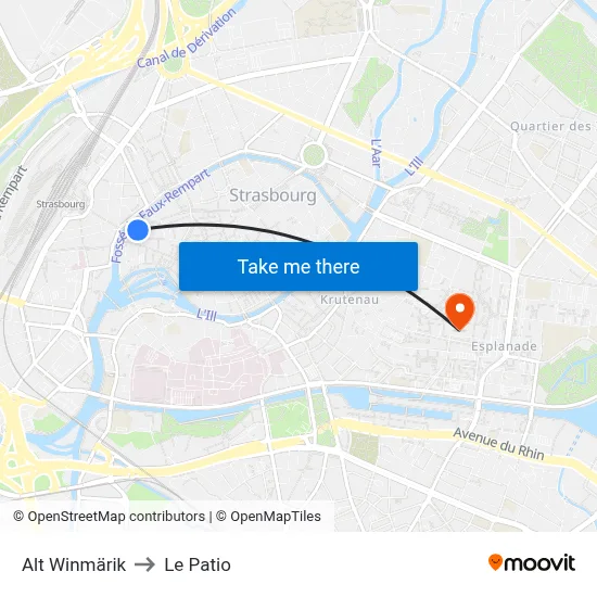 Alt Winmärik to Le Patio map