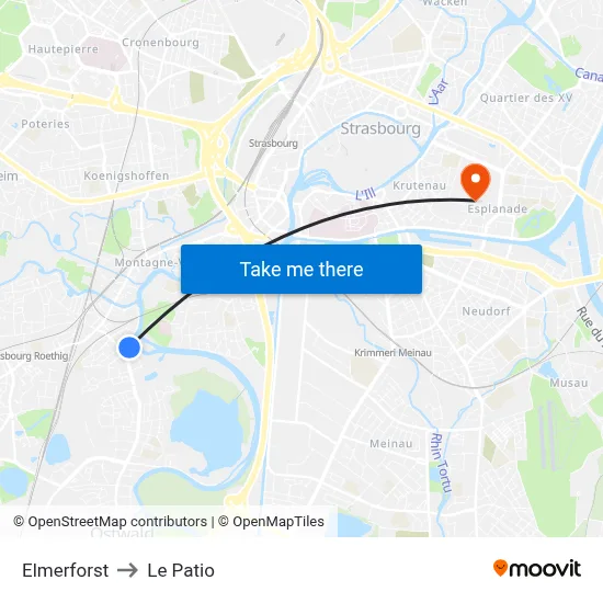 Elmerforst to Le Patio map