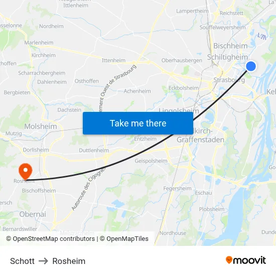 Schott to Rosheim map