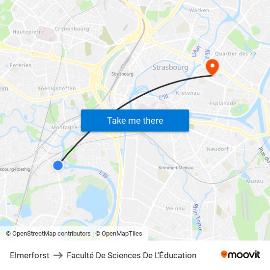 Elmerforst to Faculté De Sciences De L'Éducation map