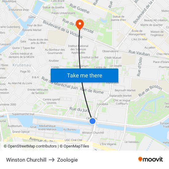 Winston Churchill to Zoologie map