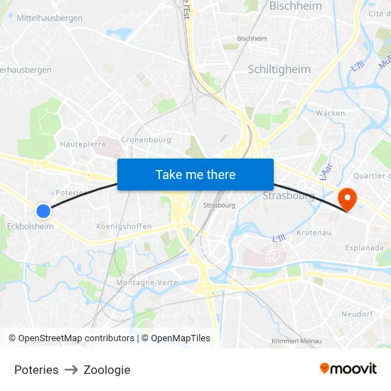 Poteries to Zoologie map