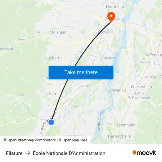 Filature to École Nationale D'Administration map
