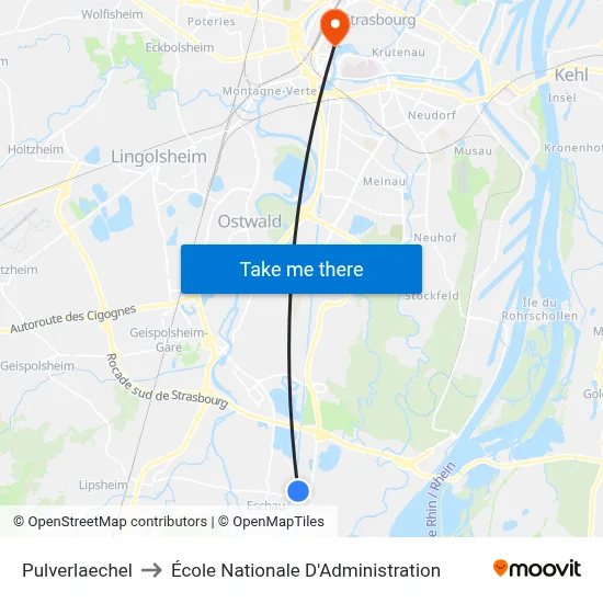 Pulverlaechel to École Nationale D'Administration map