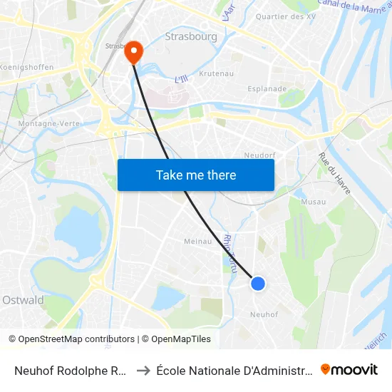 Neuhof Rodolphe Reuss to École Nationale D'Administration map