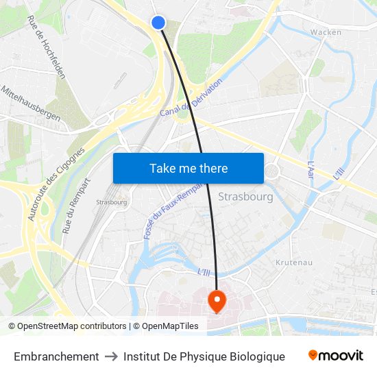 Embranchement to Institut De Physique Biologique map