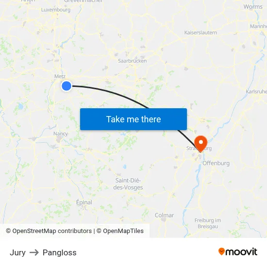 Jury to Pangloss map